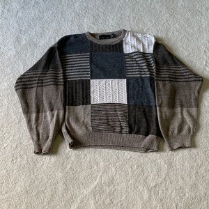 Bill Blass Vintage ‘90s Grandpa Sweater. Size XL